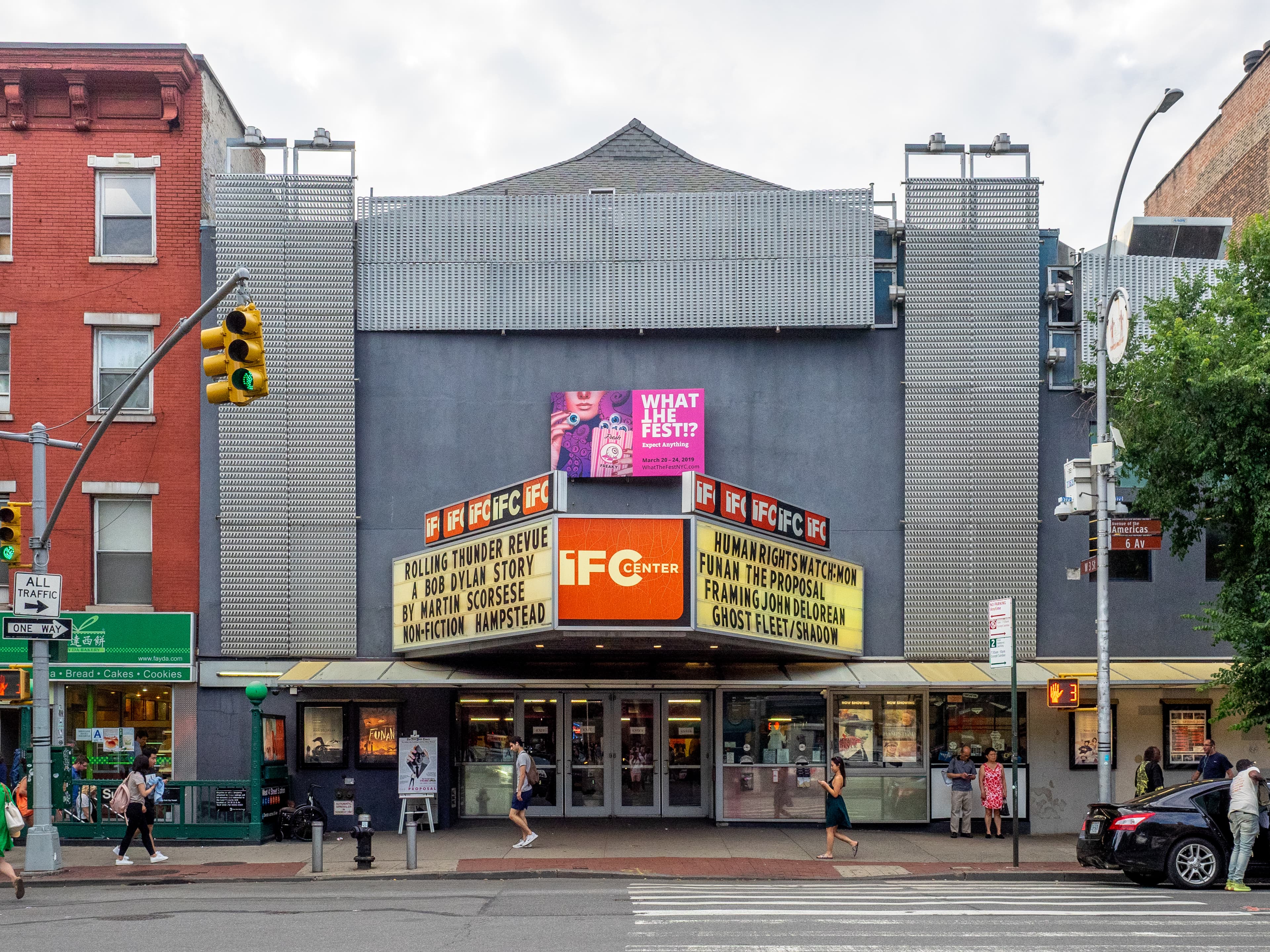 IFC Center theater entrance on Sixth Avenue
